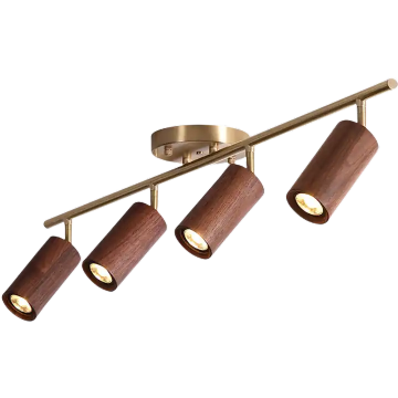 Nowoczesne luksusowe LED wisząca światła drewniana lampa sufitowa IP65 dla domu i sklepu