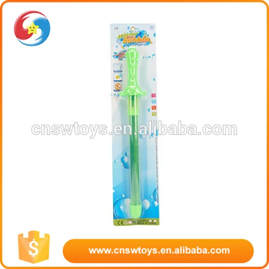 Birthday gift for children water green plastic sword bubble toy
