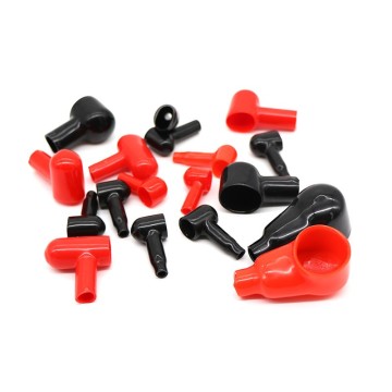 Black Red UV-Protective Soft Vinyl Wire & Battery Terminal Caps: Your Comprehensive Search Solution