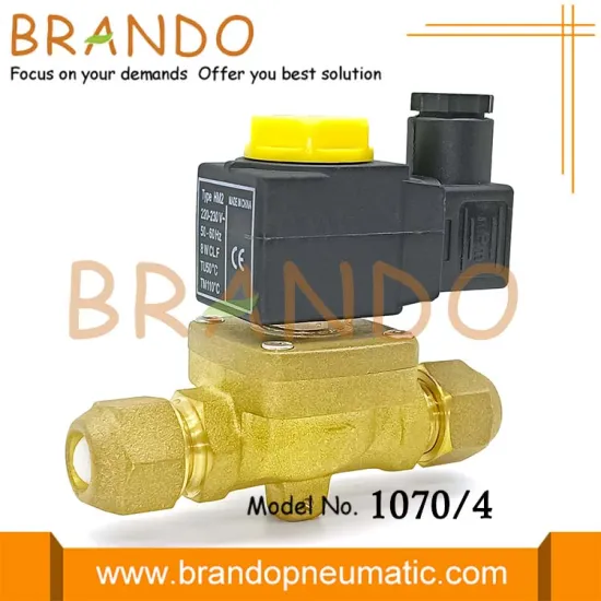 1/2'' 1070/4 Solenoid Valve SAE Flare 2 Way Normally Closed In Refrigeration