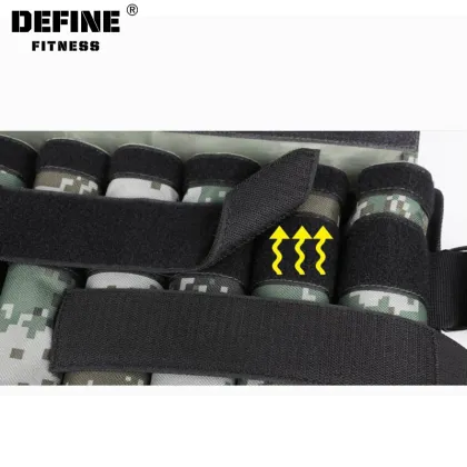 Adjustable Weight-Bearing Vest for Physical Training: Customizable Sandbag Weight from 10 to 20 kg