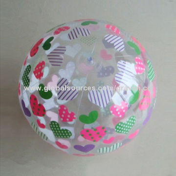 2014 Factory Hot Selling New Bulk Inflatable PVC Plastic Transparent Balls, Wholesale