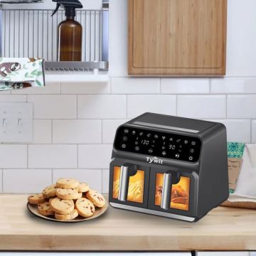 Tywit 8L Double Doutrici Independent Basket Air Fryer