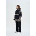 Skiwear women's single and double board hooded