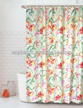 Waterproof curtain for bathroom