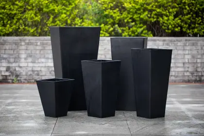 Sleek Long Rectangular Planter Pot