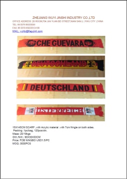 soccer scarf