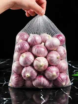 2025 Premium Organic Purple Garlic Natural
