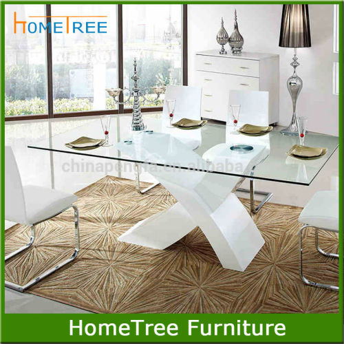 2014 New design rectangle solid wood dining table