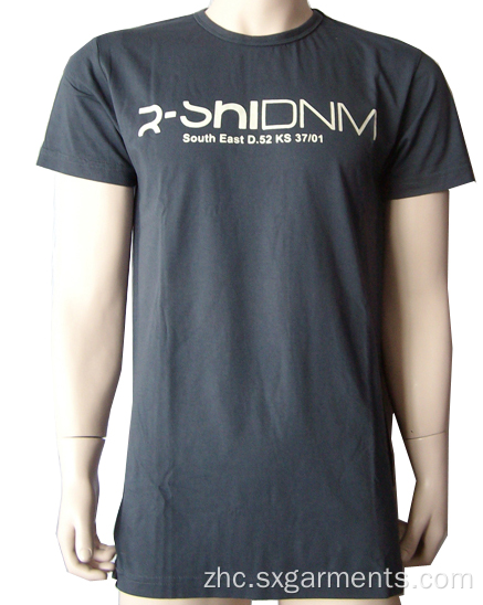 定制男士100％棉T恤短袖