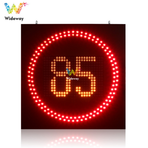 LED dynamic speed limit variable information sign