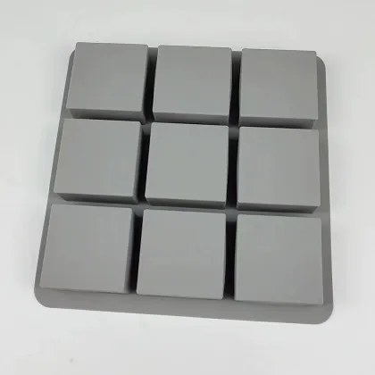 Custom 6-Hole Rectangle DIY Craft Silicone Candle Mold for Hanging Decor