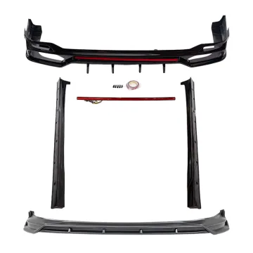 Yofer Asia Dragon Car Front Rear Bumpers Lip Diffuser Accessories Kit for Toyota Avalon