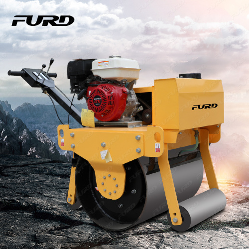 500kg walk-behind single drum vibrating soil compactor with good design