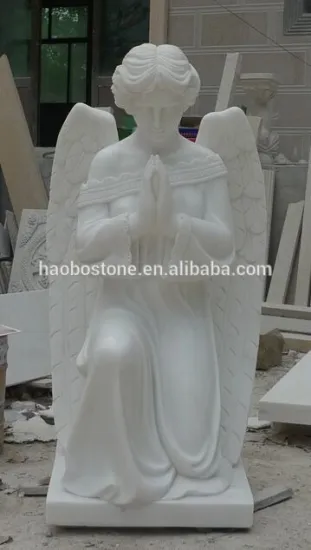 Large Angel Wings Granite Angel Statues