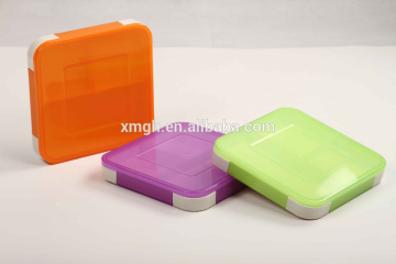 Square bento box ultra-thin lunch box with 3compartment