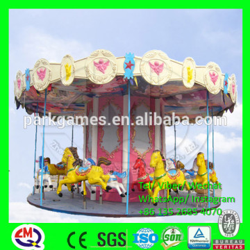 2017 Fairground luxury rider romantic games play carousel