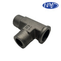 Cast iron pipe tee fittings