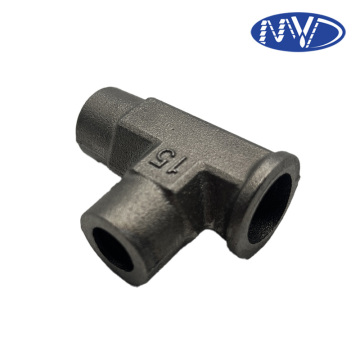 Cast iron pipe tee fittings