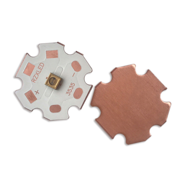 5V UVC LED Light Board 20x20x1.0mm Module - 254NM to 310NM