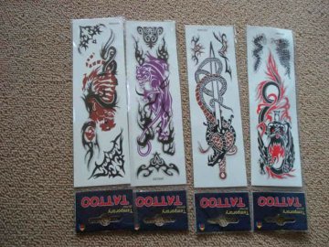 temporary tattoo sticker