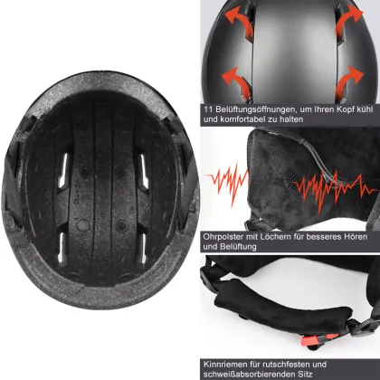 Adults full face ski helmet for skiing sport ski full face helmet