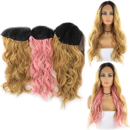 X-TRESS New Stage 2 grey colored hair wigs synthetic hair lace frontal wigs high temperature fiber hair wigs for black women