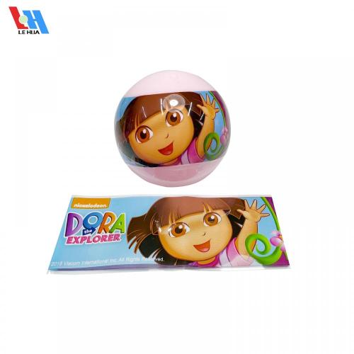 Cartoon Design Shrink Wrap label for Egg Ball