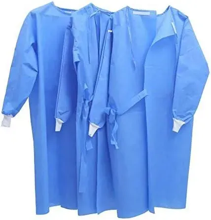 Sterile Surgical Gowns with Hand Towel SMS 45GSM Disposable Gown