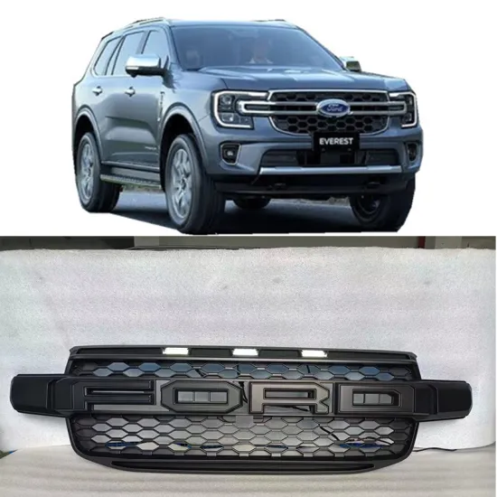 Auto Front Bumper Grill with LED for Ford Everest