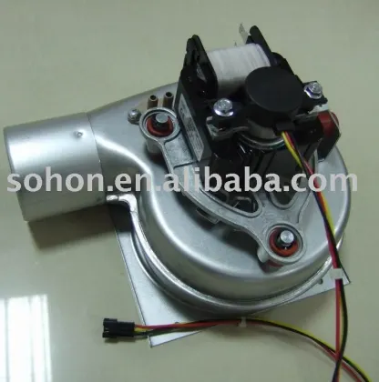 Blower for gas wall hung boilers