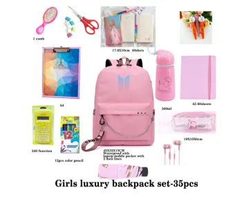 35pcs Schoolbag backpacks set