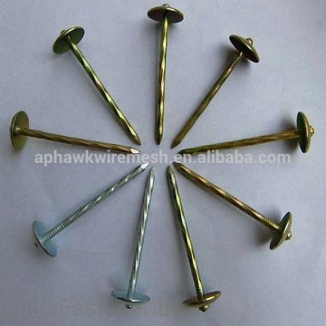 hot dipped galvanized roofing nail with flat head