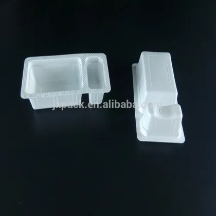 Disposable Plastic White Double Pane Biscuit Cup