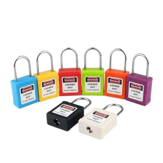 Custom Laser Coding Stainless Steel Shackle Safety Padlock with Master Key