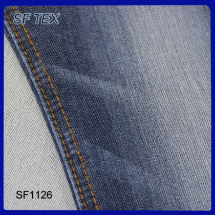blue jean fabric Polyester fabric denim fabric wholesale los angeles,SF1126