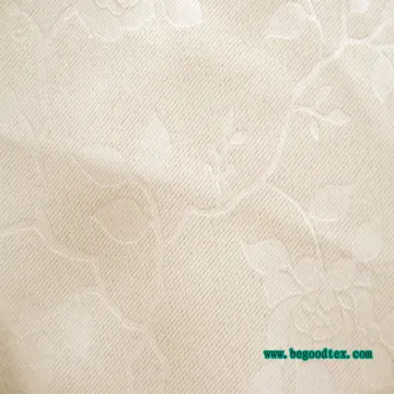 (IFR) 100% polyester permanent flame embossing curtain fabric