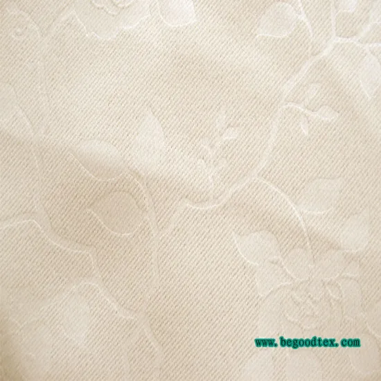 (IFR) 100% polyester permanent flame embossing curtain fabric