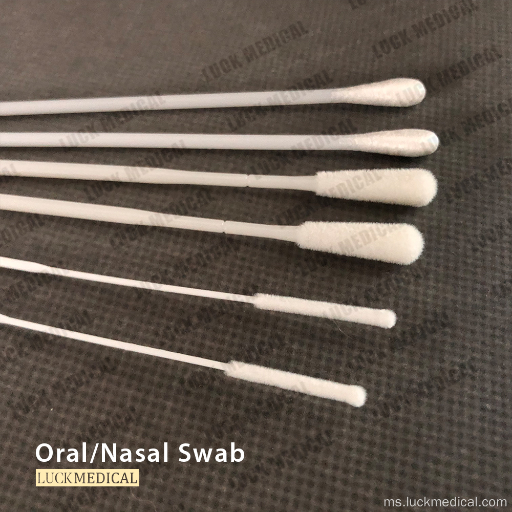 Sapu pengangkutan bakteria np swab swab oral