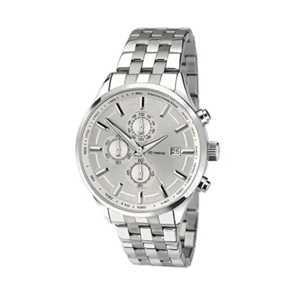 Men's Six Hands Watch Tachymeter Stainless Steel