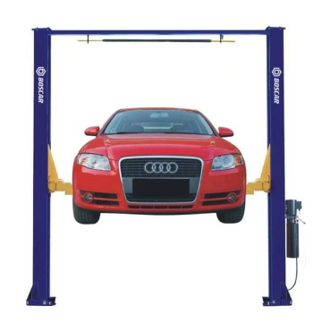 CE Approved 4500kg/10000Lb Hydraulic Two Post Clear Floor Car Lift