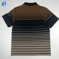 wholesale high quality sublimation striped polo shirts