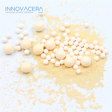 Yellow Alumina Toughened Zirconia Ceramic Grinding Balls - Sizes 6mm to 30mm for Ceramics and Capacitors