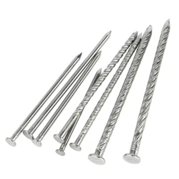 Fast Delivery: High-Quality Steel, Concrete, Wood Nails and Iron Wire Nails in Smooth Shank, Including 1\" Round Head Metal Nails