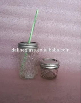 16OZ taper glass drinking bottle glass food storage jar