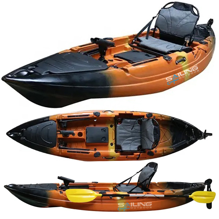 Affordable 10ft Single Seat Kayak for Fishing, Surfing, and Paddle Sports