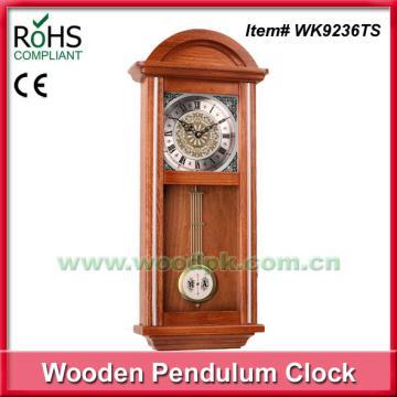 Young town quartz clock movements promotional item timber clock