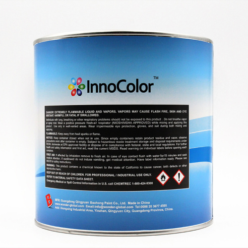 InnoColor Venta caliente Coche blanco 1K Color sólido