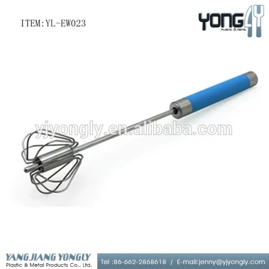 Semi-automatic stainless steel rotary egg beater