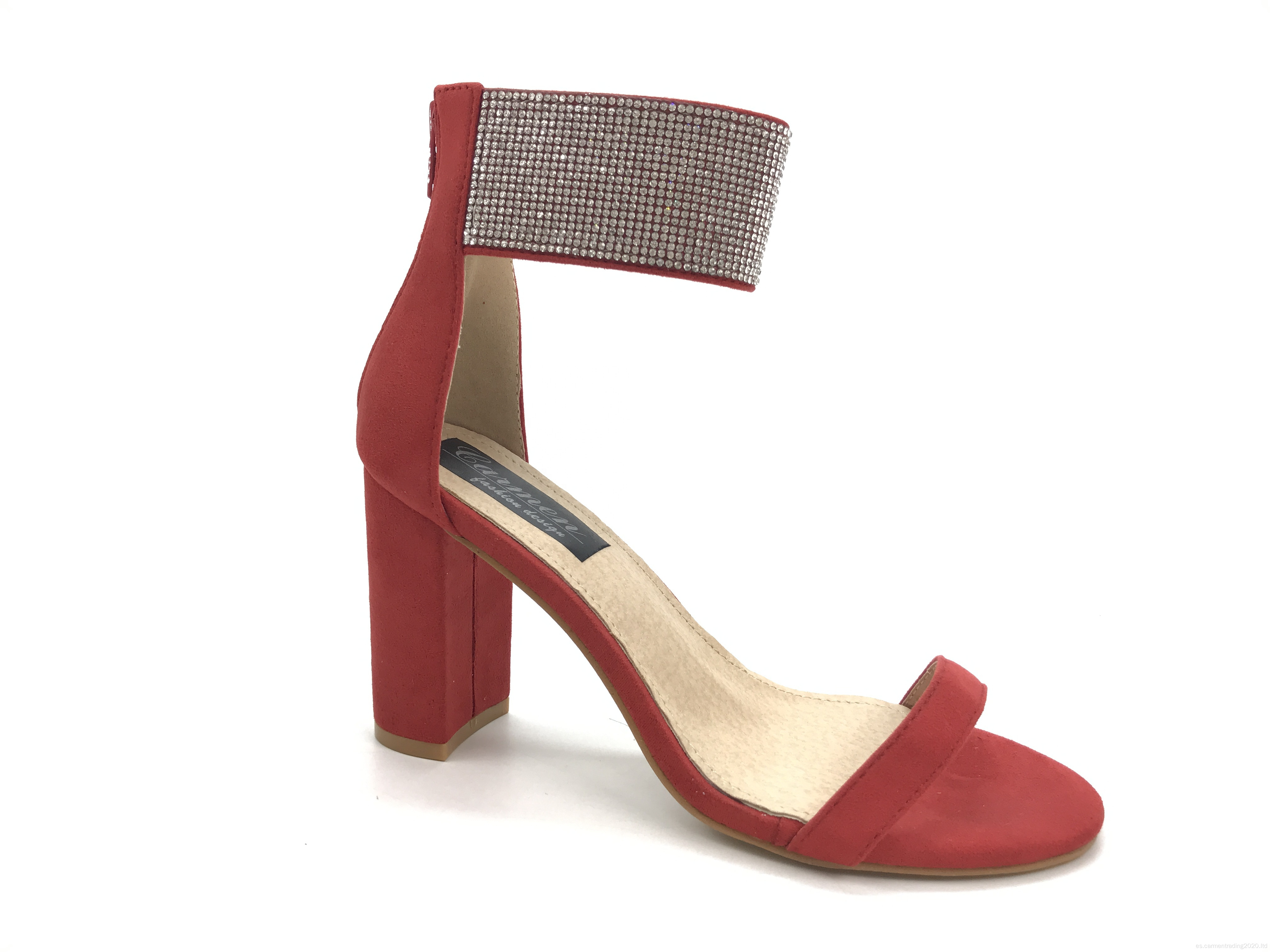 Moda Sandalias de correa para el tobillo de las mujeres del diablo
